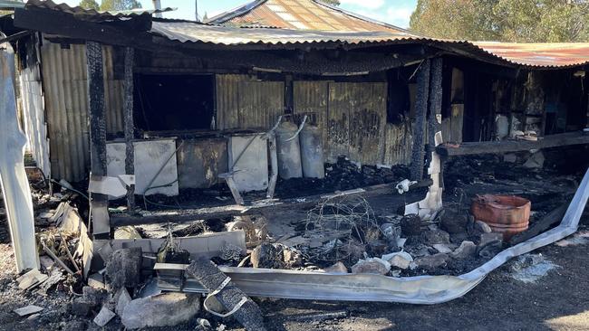 The Kent family has lost everything in a house fire which destroyed their Applethorpe home on Sunday night.