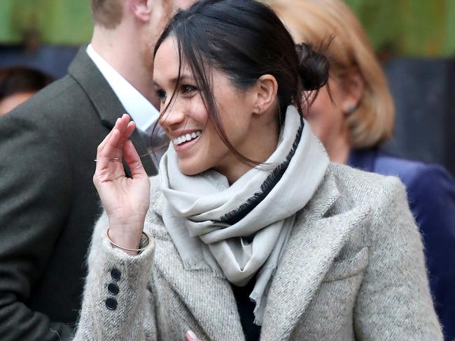 Meghan Markle makes her second public appearance at Reprezent 107.3FM. Picture: Chris Jackson/Getty Images.