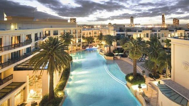 The pool at Palazzo Versace. 