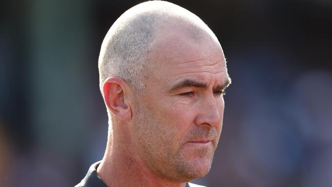 SYDNEY, AUSTRALIA - AUGUST 12: Steven King interim coach of the Suns looks on during the round 22 AFL match between Sydney Swans and Gold Coast Suns at Sydney Cricket Ground on August 12, 2023 in Sydney, Australia. (Photo by Jason McCawley/AFL Photos/via Getty Images)