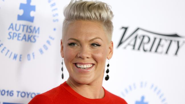 Pink welcomed her second child, Jameson, on December 26. Picture: Rich Fury/Invision/AP