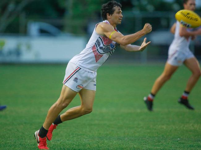 Southern Districts put themselves back on the radar with an upset win over heavyweights Nightcliff. Picture: Glenn Campbell