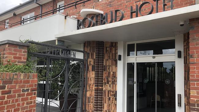 Rosebud Hotel’s doors were locked this afternoon.