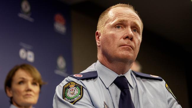 NSW Assistant Commissioner Michael Fitzgerald said the charges were “horrific”. Picture: NCA NewsWire