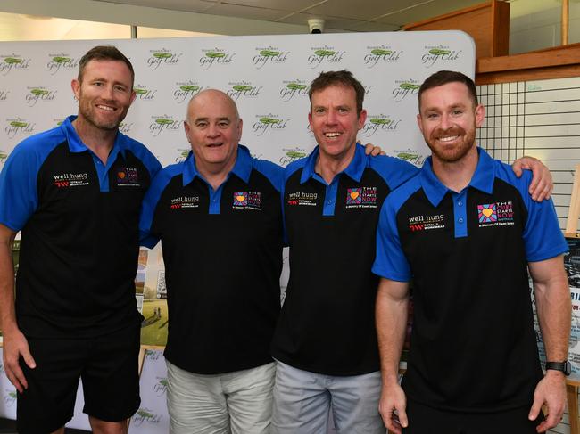 Gavin Cooper, Stephen Ferguson, MP Dan Tehan and Michael Morgan. Picture: Evan Morgan