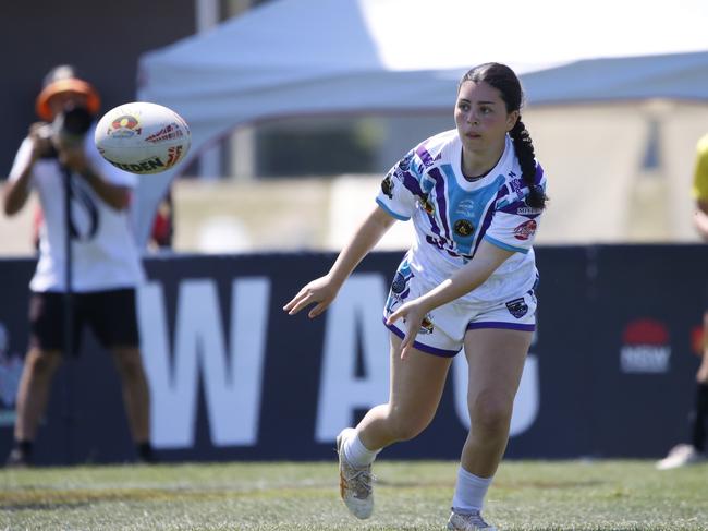 Amirah Dargan. Waterloo Storm vs Mindaribba Warriors, U17s Girls. Koori Knockout Grand Finals, Bathurst. Picture: Warren Gannon Photography