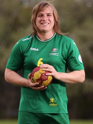 Former men's handball team member Hannah Mouncey. Picture: Ray Strange