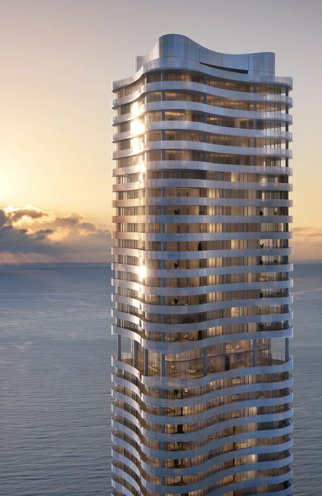 The luxury tower will have 45 levels.