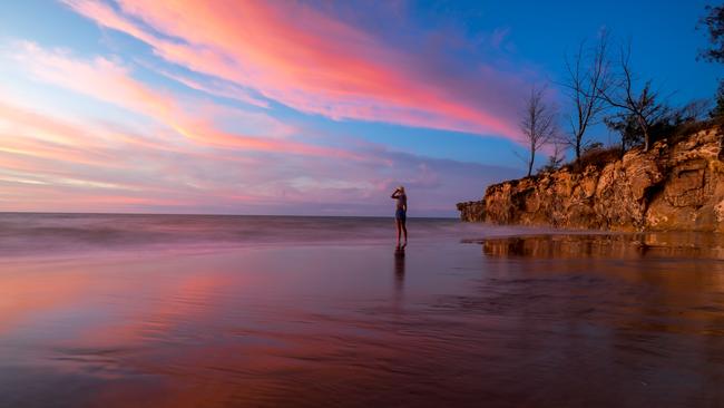 The beach at Casuarina Coastal Reserve. Picture: Tourism NT