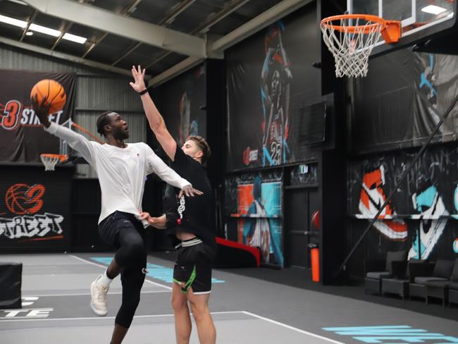 Mangok Mathiang says Melbourne United gave him a training base. Picture: Supplied