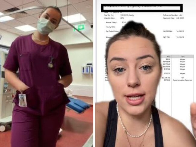 An Australian woman has divulged the staggering annual wage she rakes in while working as a specialist travel nurse.