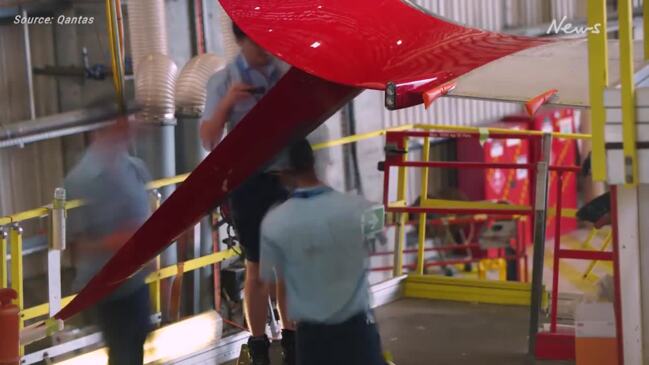 Qantas aircraft are getting a new look