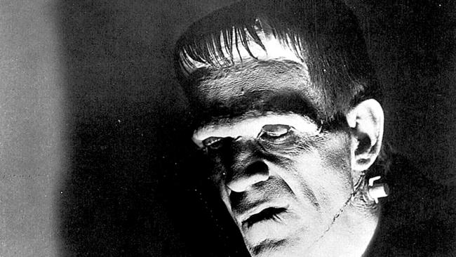 Undated photo. Boris Karloff in a scene from the film "Frankenstein".