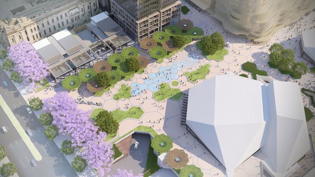 The project includes a $90 million redevelopment of the Festival Festival Centre.