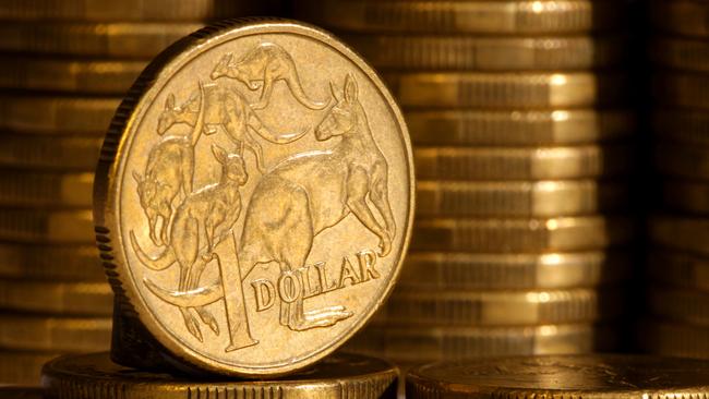 Australian one dollar coins