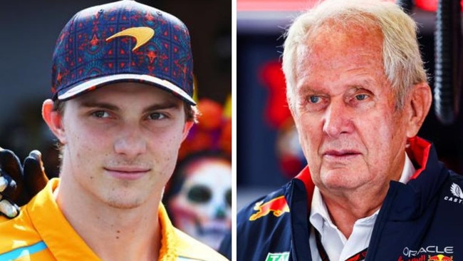 Max Verstappen and Helmut Marko.