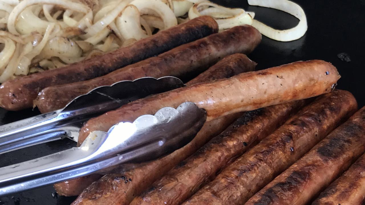 “You get what you get and you don’t get upset,” says Barefoot of the sausage sizzle at Bunnings.