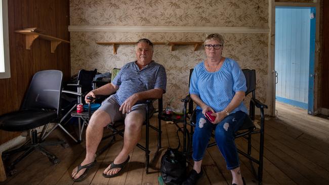 Carl and Elizabeth Mills from Casino Street South Lismore Picture: NCA NewsWire / Danielle Smith.