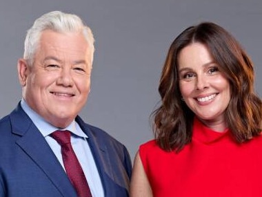 9 Gold Coast News presenters Paul Taylor and Eva Milic