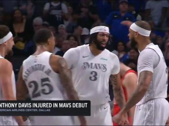 NBA Wrap: AD injured in Mavs debut!