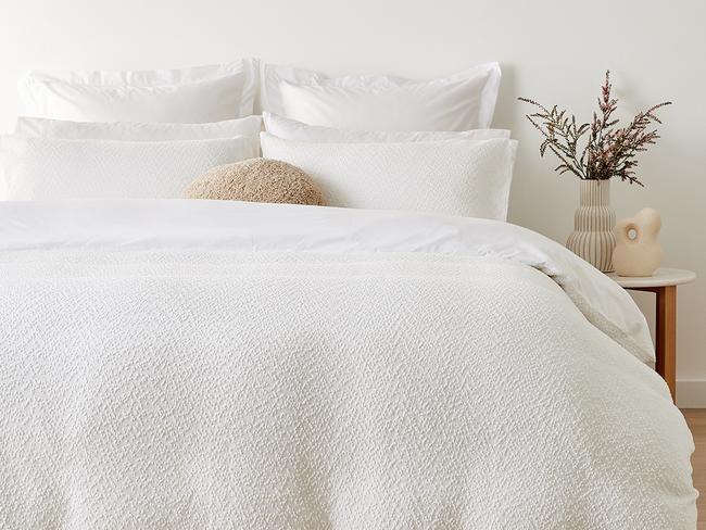 Kmart's Boucle Quilt Cover Sets. Picture: Kmart