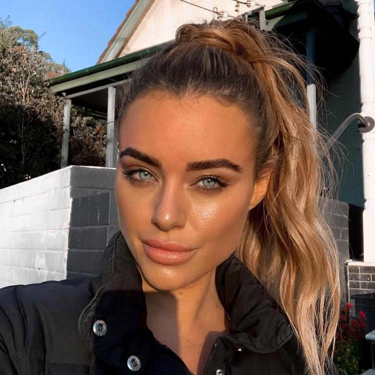 Monique Morley said she was hospitalised for pericarditis, a recognised risk of covid-19 vaccinations that causes inflammation around the heart. Picture: Instagram/MoniqueMorley