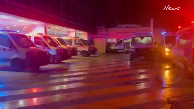 Ambulances ramped at Geelong Hospital