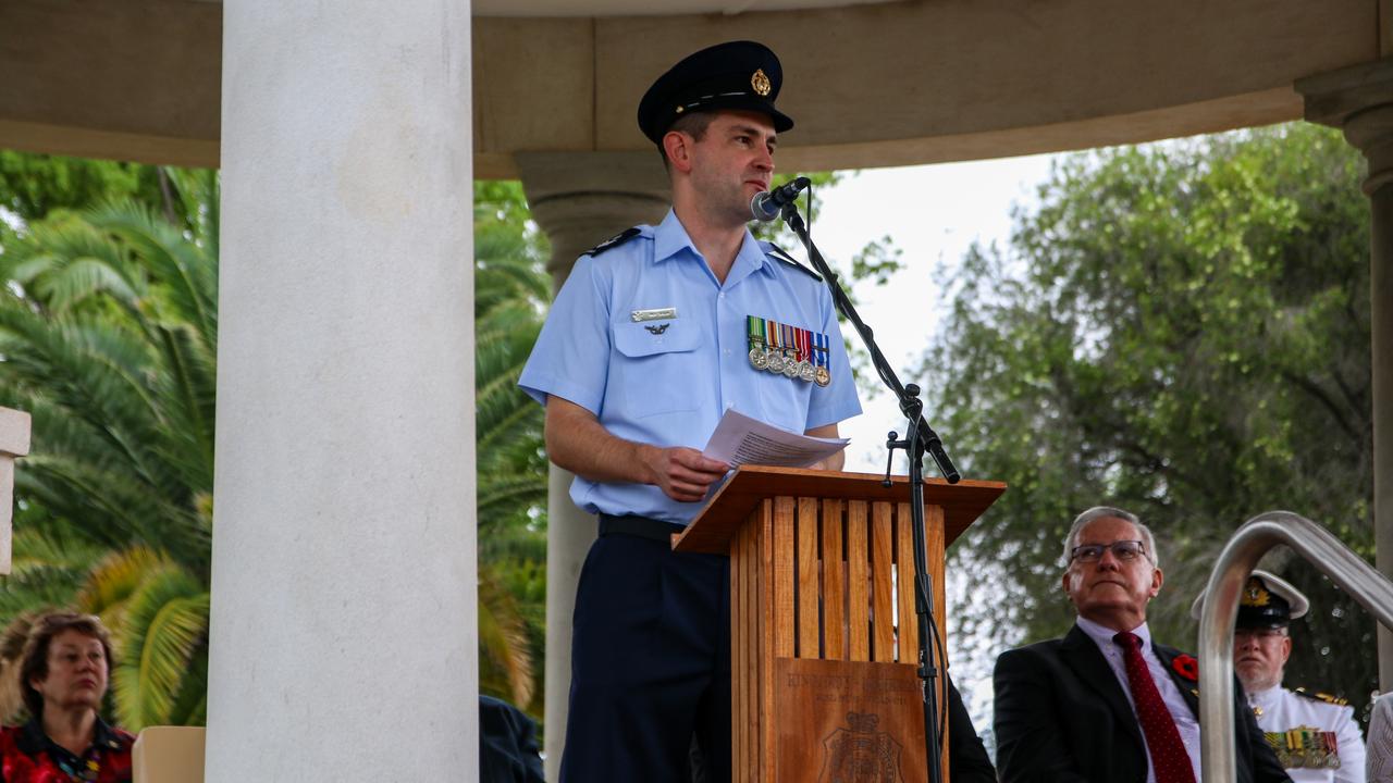 2021 Remembrance Day service in Kingaroy. Picture: Holly Cormack