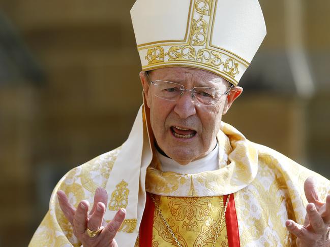 An Anglican service at St David's Cathederal and a Catholic service at St Marys for Easter Sunday are held this morning.  At St Marys, Archbishop of Tasmania, Julian Porteus takes the catholic mass.Picture: MATT THOMPSON