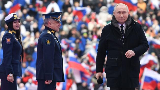 Russian President Vladimir Putin Putin has said Russia reserves the right to use nuclear weapons if confronting an existential threat, writes Paul Dibb. Picture: AFP