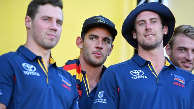 Adelaide captain Taylor Walker at the club’s season launch. Picture: Tom Huntley