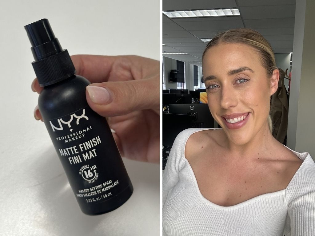 We try the NYX Professional Makeup Setting Spray.