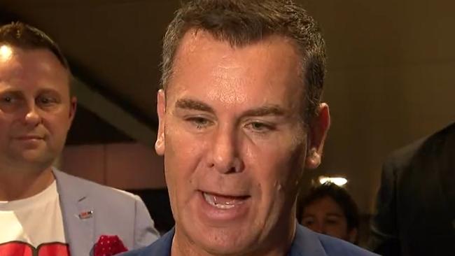 Wayne Carey lost two commentating jobs over the saga. Picture: Nine News