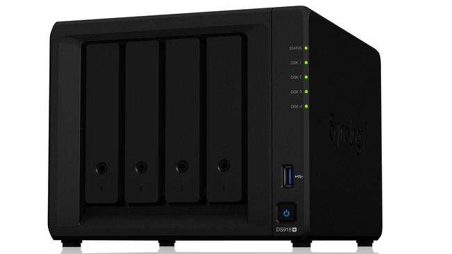 Synology Disk Station DS918+ network attached storage (NAS) box