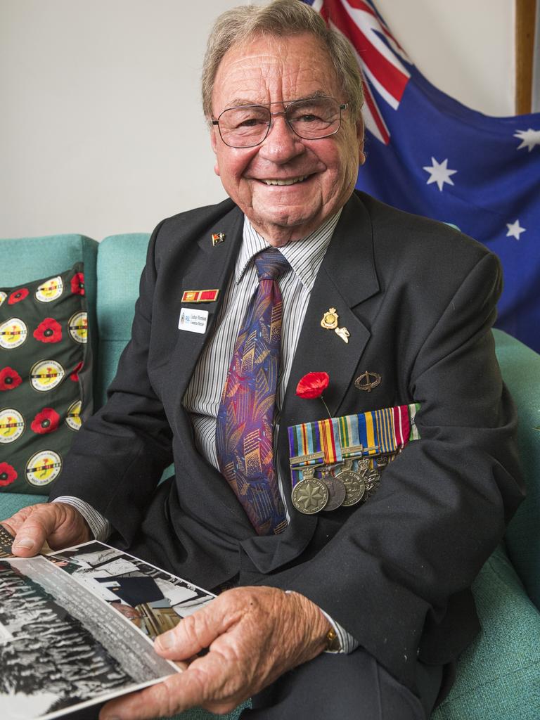 Toowoomba RSL Sub Branch research officer and Vietnam War veteran Lindsay Morrison, Tuesday, November 9, 2021. Picture: Kevin Farmer