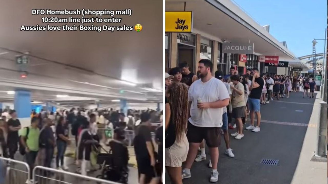 Boxing Day madness goes viral