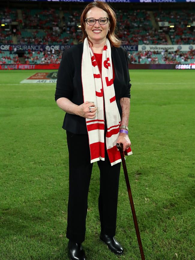 Sydney Swans Ambassador Cynthia Banham.