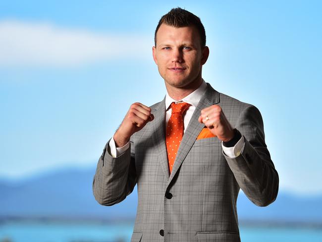 Final press conference ahead of the Jeff Horn and Tim Tszyu bout in Townsville. Jeff Horn. Picture: Alix Sweeney