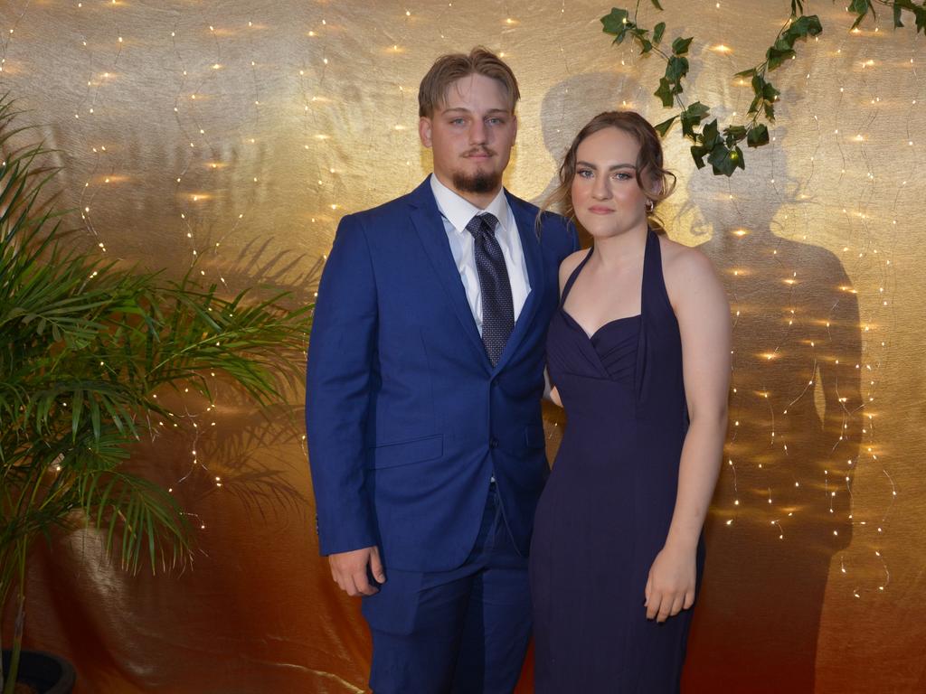 Jaxon Watts and Charlie Allen at the Toowoomba State High School Formal, November 13, 2024.