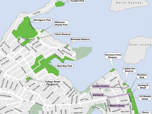 Map of potential alcohol free or restricted areas.