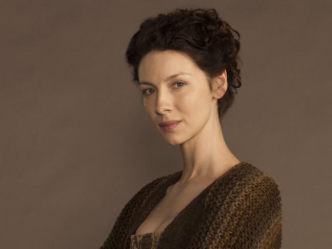 Time traveller ... Caitriona Balfe plays  Claire Randall, a WWII nurse who is transported back to 1743.