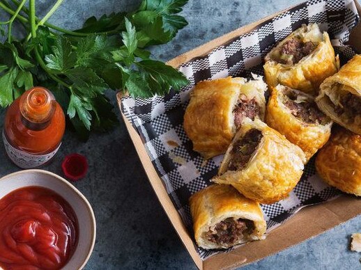 Cajun sausage rolls.