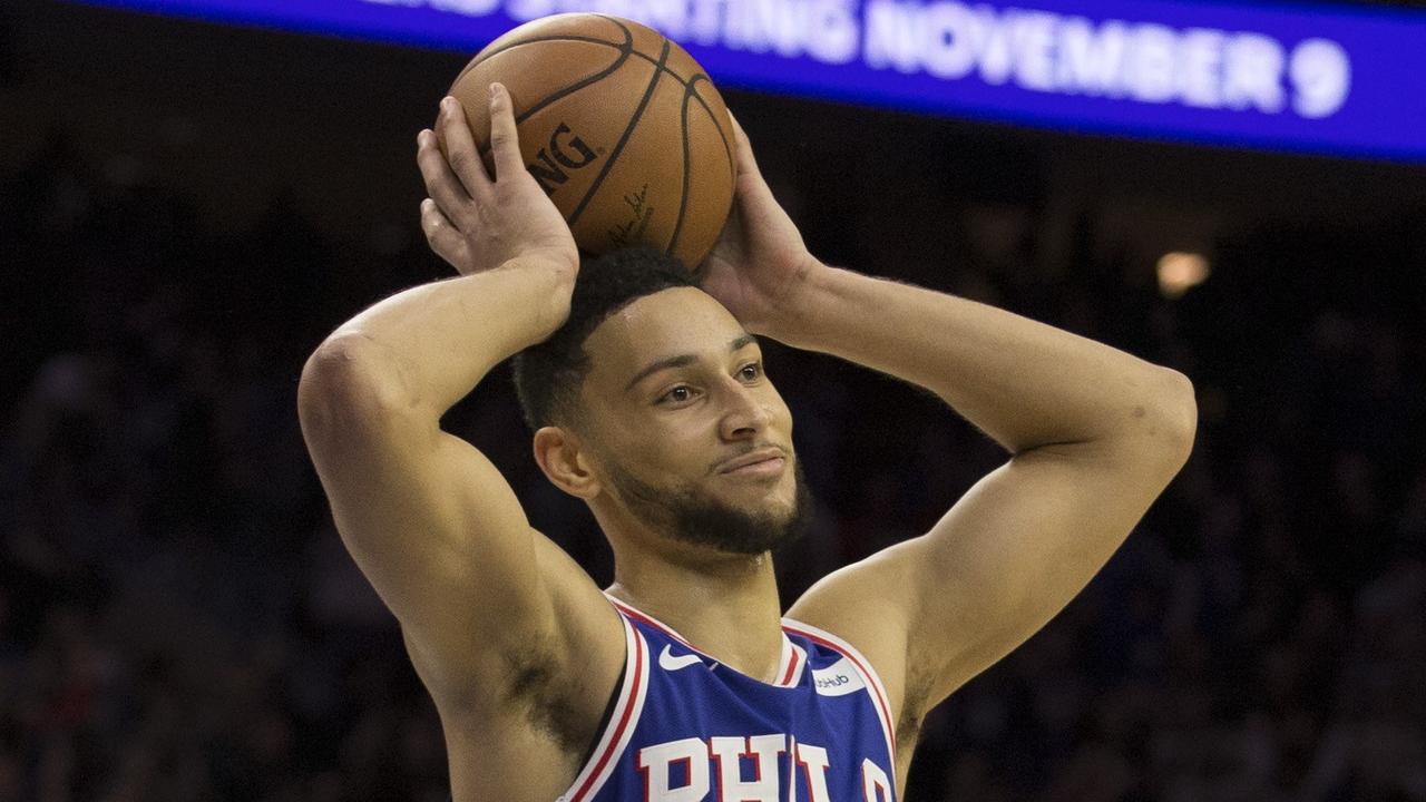 Ben Simmons’ Sixers had won 20 straight games at home. That ended today. Photo: Mitchell Leff/Getty Images/AFP