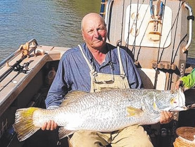 Angelo Tartaggiam fished with Stuey Brisbane of Daly River Barra Resort and caught his fish of a lifetime: a whopping 114cm barra.