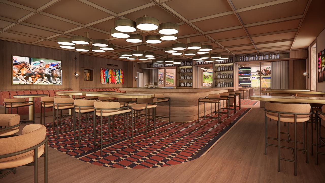 An artist's impression inside the public bar at the redeveloped Victory Hotel.