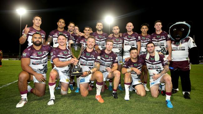 The Bears celebrate their triumph. Picture: SMP Images