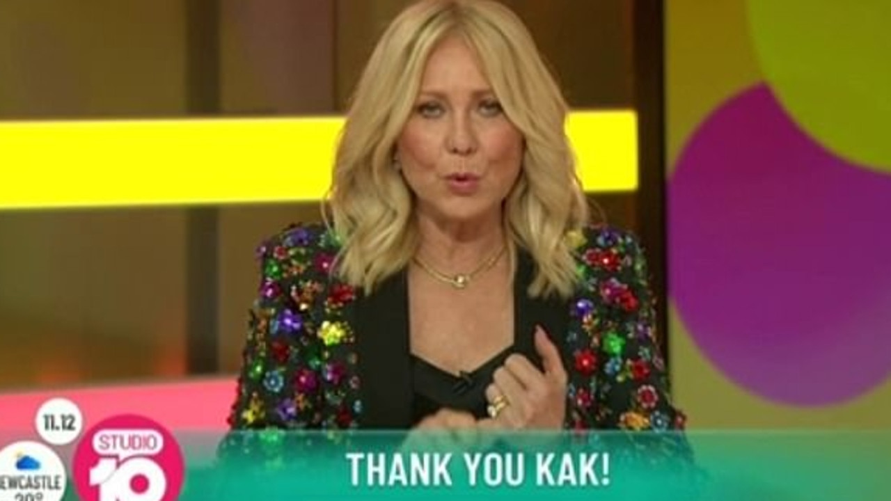 The TV veteran had a tearful goodbye on Studio 10