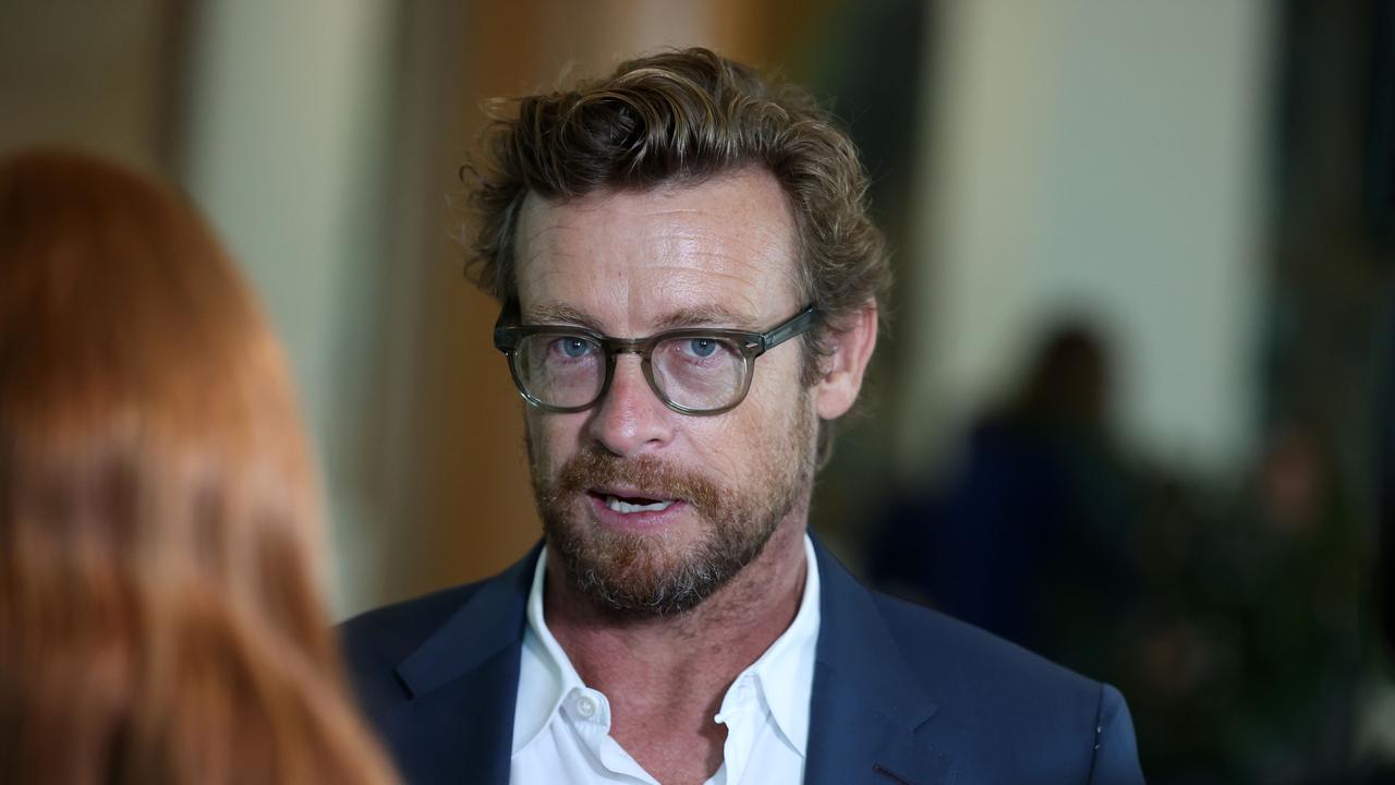 Australian actor Simon Baker has pleaded guilty to drink-driving. Picture: NewsWire/Gary Ramage.