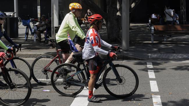 People in Circular Quay as Australia Day celebrations begin on January 26 2025 in Sydney. Picture: Getty Images