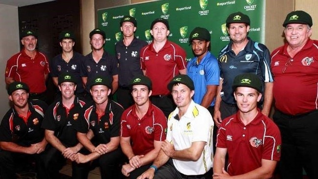 Len Martin (far right) was one of Ipswich and Queensland's leading representative coaches.